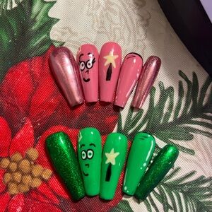 Cosmo and Wanda Cartoon nail set